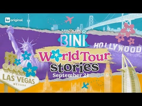 BINI World Tour Stories Official Teaser | Watch it this September 21 on iWant!