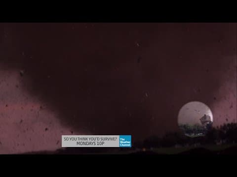 Tornado Lifts Two Story House