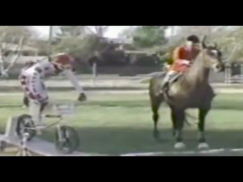 BMX vs Horse | R.L. Osborn | That's Incredible | 1984