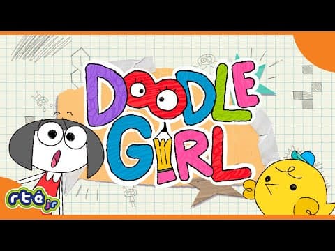 Meet Doodle Girl! ✍️✨ | Now Streaming on @rteplayer @rte | @RTÉjrOfficial