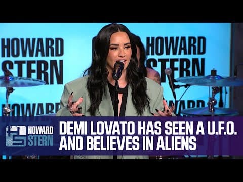 Demi Lovato Has Seen UFOs and Believes in Aliens