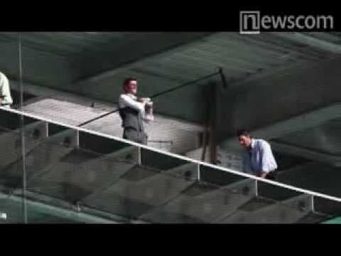 David Tennant filming 'Rex Is Not Your Lawyer' 2/2