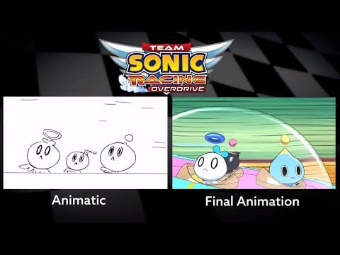 Team Sonic Racing Overdrive: Animatic Side-By-Side