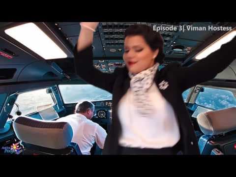 Viman Hostess - Pooja K and Kumud Pant (Ant!cs with Pooja K)