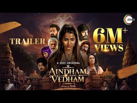 Aindham Vedham Trailer (Tamil) | A ZEE5 Original | Sai Dhanshika | Santosh| Naga| Premieres 25th Oct
