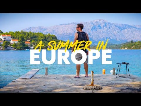 SWITZERLAND 🇨🇭 ITALY 🇮🇹 CROATIA 🇭🇷 | A Summer In Europe | Series Trailer