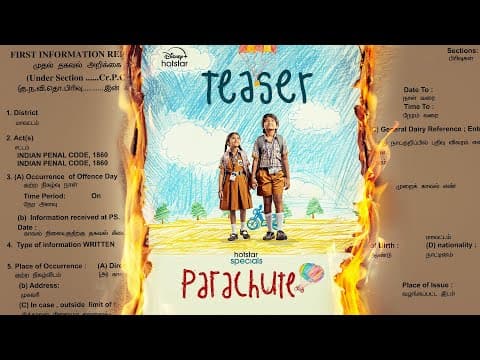 Hotstar Specials | Parachute Teaser | Coming Soon | Disneyplus Hotstar