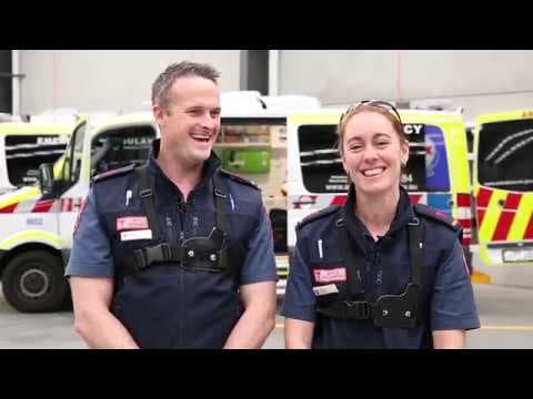 BEHIND THE SCENES of Paramedics - Mark & Carina, MICA